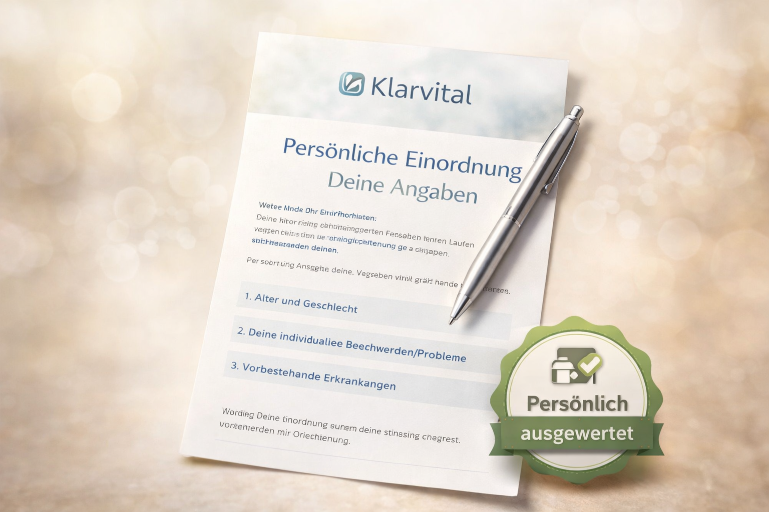 Persönliche Einordnung