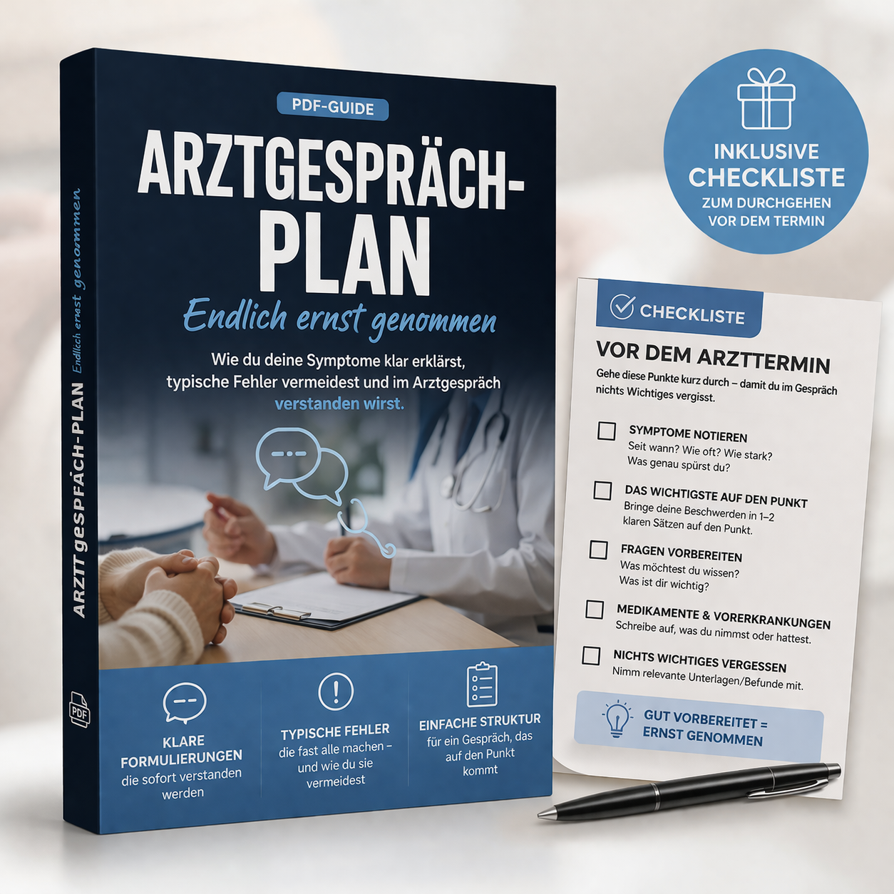 Arztgespräch-Plan: Endlich ernst genommen werden